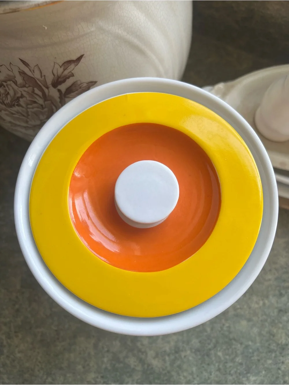 Jonathan Adler Happy Chic Retro Canister, 7.5” tall